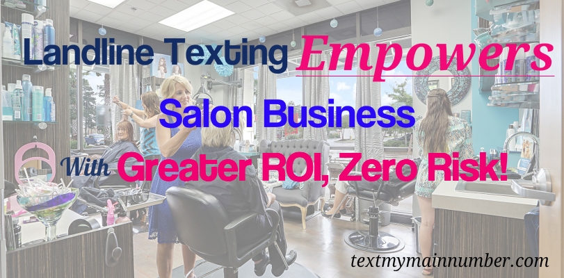 Image of Landline Texting for Salon